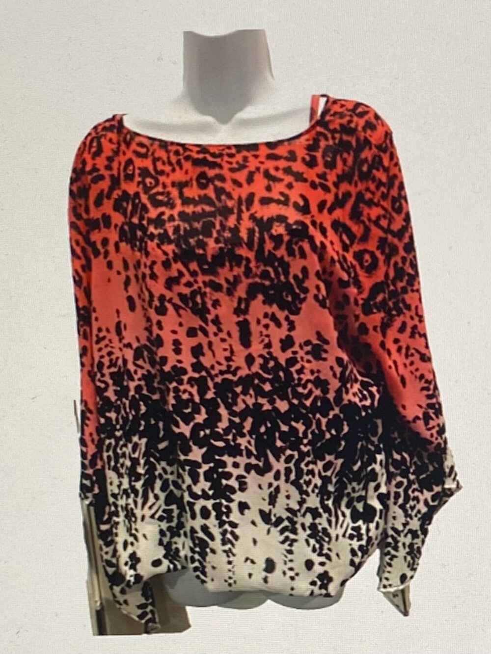 ALFANI LADIES MULTI COLOR PULLOVER BLOUSE XL EX COND